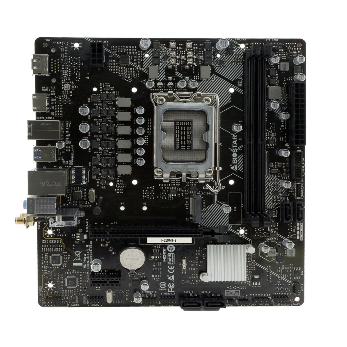 Moderkort Biostar H610MTE LGA 1700 INTEL H610